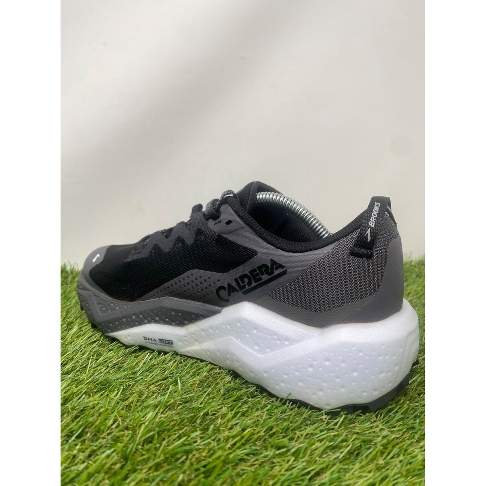 Brooks Caldera 8 Womens 10.5 Trail Running Shoes Black Sneakers Outdoors Comfort - Picture 7 of 9